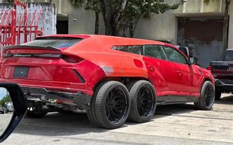 Someone just built a botched Lamborghini Urus 6x6