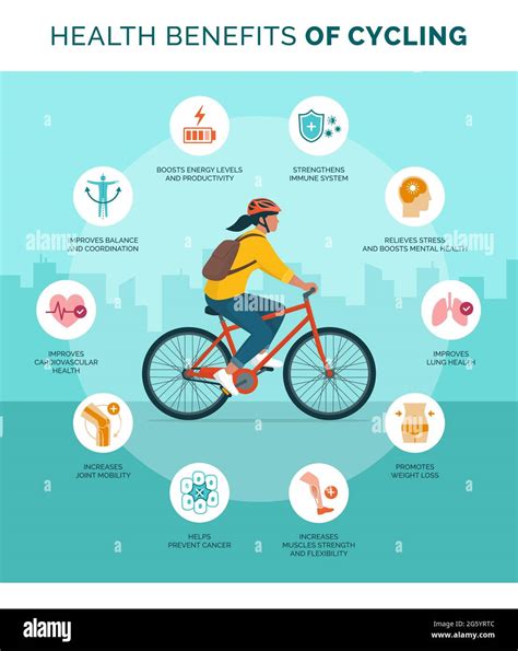 Benefits of cycling Stock Vector Images - Alamy