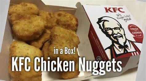 KFC Chicken Nuggets in a Box - YouTube