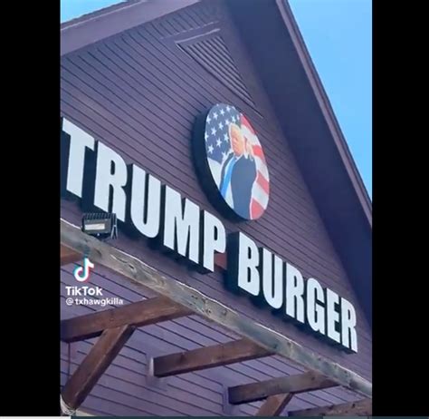 Trump Burger, Where the Cult Eats. Last Kool-Aide Rites, Maybe ...