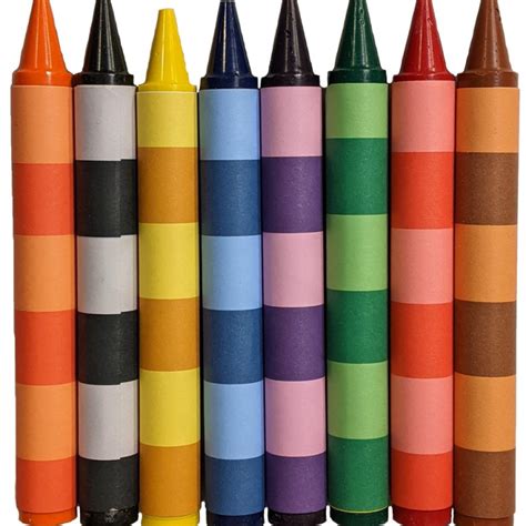 16 Joe CHECKERED COLORED jumbo crayons collection - Handcrafted