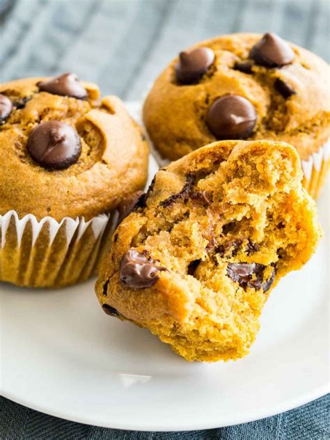 Pumpkin Chocolate Chip Muffins - Plated Cravings