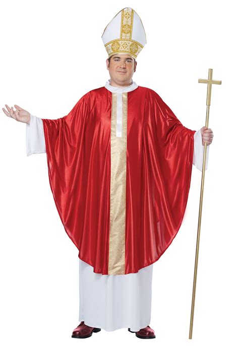 Adult Pope Men Plus Size Costume | $41.99 | The Costume Land