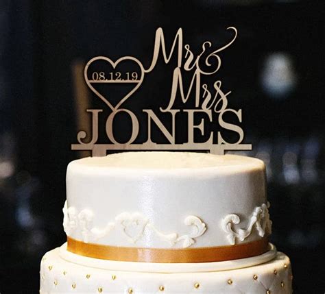 Personalized Wedding Cake Topper Rustic Wedding Cake Topper » Petagadget