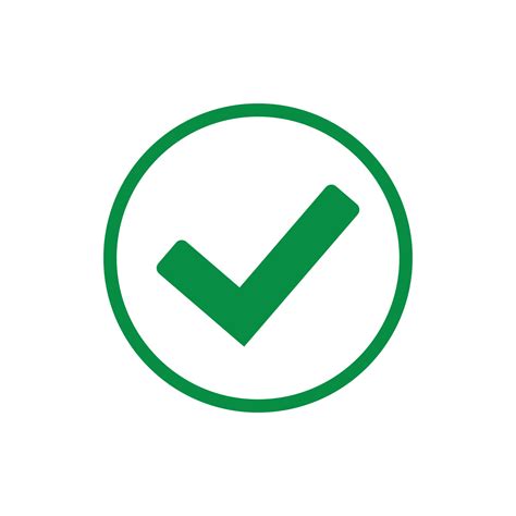 Green check mark icon. Tick symbol in green color, vector illustration. 10451469 Vector Art at ...