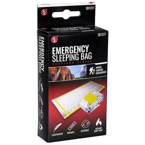 Emergency Survival Mylar Sleeping Bag 84'' x 36'' - Emergency Blankets, Mylar Sleeping Bags Cots