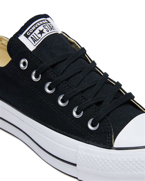 Converse Womens Chuck Taylor All Star Lift Ox Shoe - Black Garnet ...