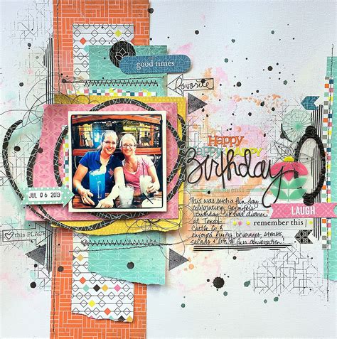 Happy Birthday *My Scraps & More* | Birthday scrapbook layouts, Birthday scrapbook, Scrapbook ...