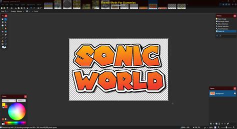 Theme Mods For Dummies [Sonic World] [Tutorials]