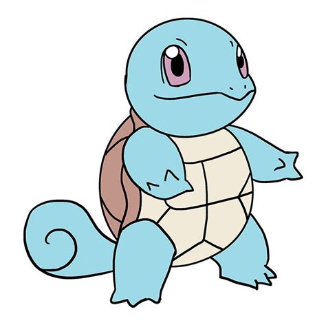 How to Draw Squirtle Pokémon - Really Easy Drawing Tutorial | Easy ...