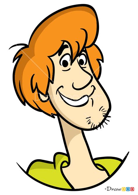 How to Draw Shaggy Rogers, Scooby Doo