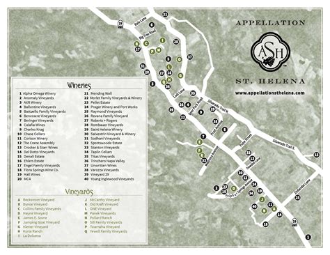 Appellation St. Helena Map | Appellation St. Helena