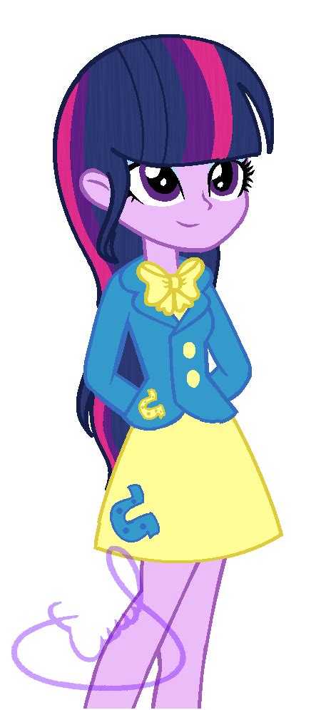 Twilight Sparkle with CHS Uniform by Dashie-Sunny on DeviantArt