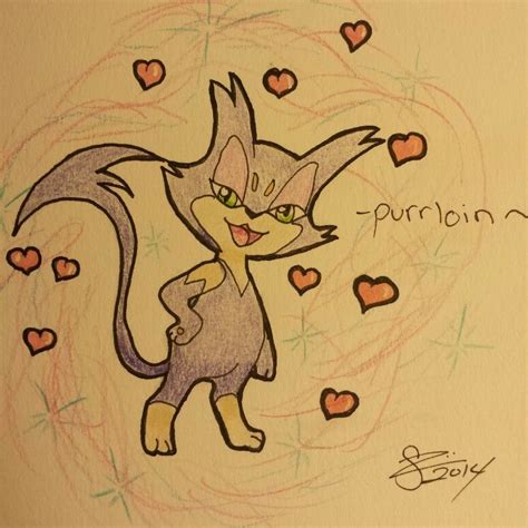 Purrloin | Desenhos, Desenhos a lápis, Fotos