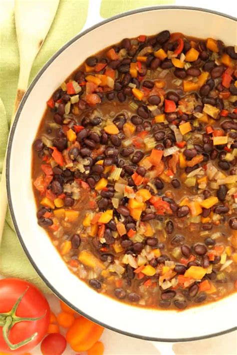 Vegetarian Black Bean Stew - The Harvest Kitchen