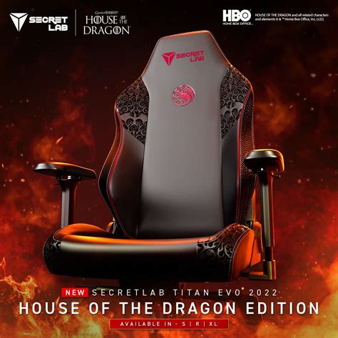 Secretlab Rolls Out House Of The Dragon Edition Gaming Chair