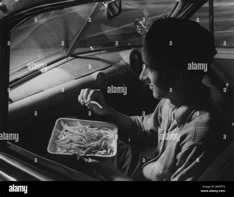 Car 1950s man Black and White Stock Photos & Images - Alamy