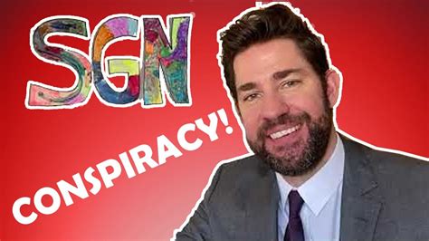 SGN (Some Good News) Conspiracy! - A John Krasinski Theory - YouTube