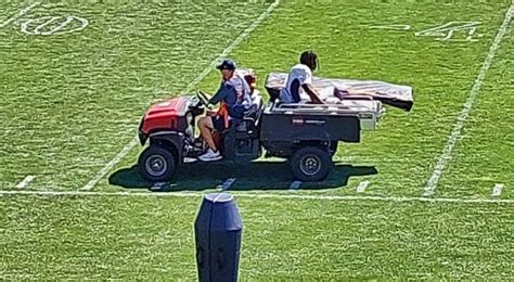 BREAKING: Broncos WR Jerry Jeudy Exits Practice On Cart