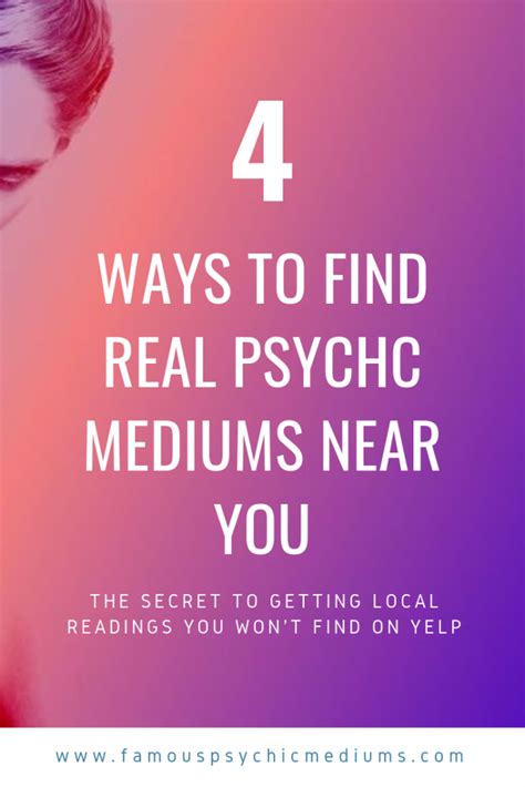 Mediums Near Me: 4 Ways to Find a Psychic Medium Near You | Psychic ...