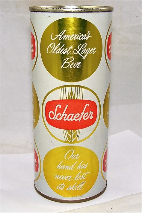 Lot Detail - Schaefer 16 Ounce Flat Top Beer Can, Three Round balls