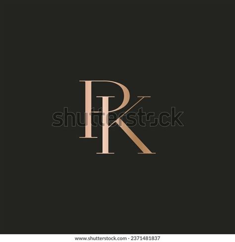 Pk Logo Design Vector Illustration Stock Vector (Royalty Free ...