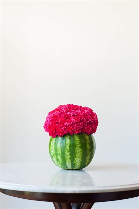 DIY Watermelon Flower Centerpiece - The Sweetest Occasion