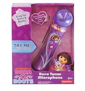 Amazon.com: Dora The Explorer- Dora Tunes Microphone - Dora Loves Boots: Toys & Games