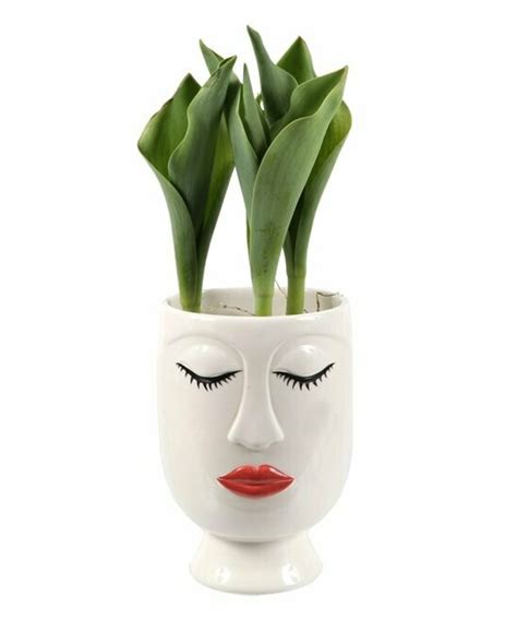 DEI Small Lipstick Face Vase