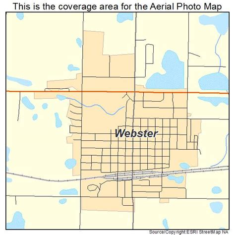 Aerial Photography Map of Webster, SD South Dakota