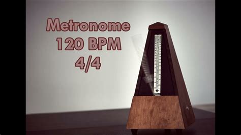 Metronome 120 BPM 4/4 - YouTube