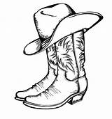Cowboy Boot Coloring Page  Home sketch template