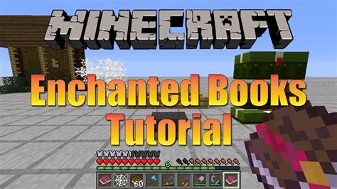 Minecraft - Enchanted Books Tutorial - YouTube