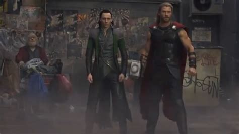 Alternate Scene in THOR: RAGNAROK Shows Thor and Loki Confronting Hela in a NYC Alleyway ...