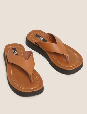 Best Womens Flatform Flip Flops 2021: 13 pairs of leather flip flops to shop now from Monki ...