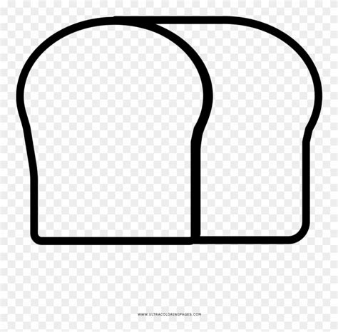 Bread Loaf Coloring Page - Line Art Clipart (#4202467) - PinClipart