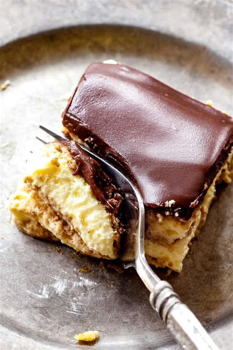 Easy Chocolate Eclair Cake (NO COOL WHIP) with the BEST Glaze!