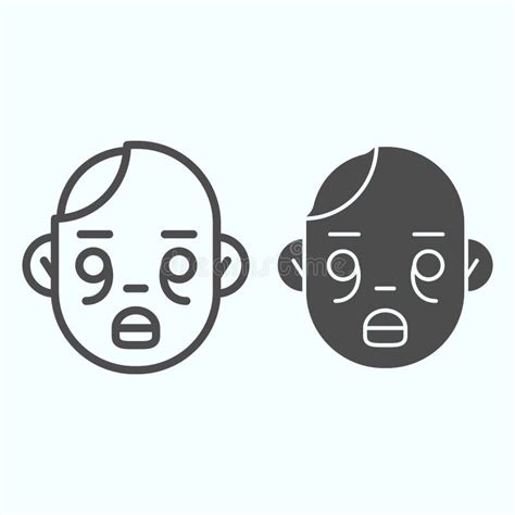 Zombies Line Icon. Zombie Head with Child Face. Halloween Vector Design Concept, Outline Style ...