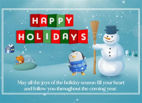 A Happy Holidays Message Card For You. Free Happy Holidays eCards | 123 ...