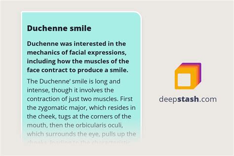 Duchenne smile - Deepstash