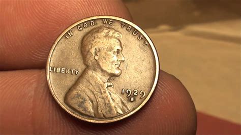 My OLDEST WHEAT PENNY from COIN ROLL HUNTING - 1929 S wheat cent - YouTube