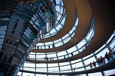 Reichstag dome interior editorial photography. Image of circle - 33671217