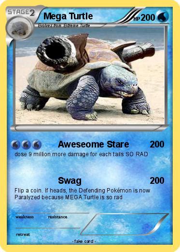 Pokémon Mega Turtle 4 4 - Aweseome Stare - My Pokemon Card