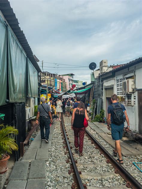 Visiting Maeklong Railway Market in Bangkok - Wandering the World