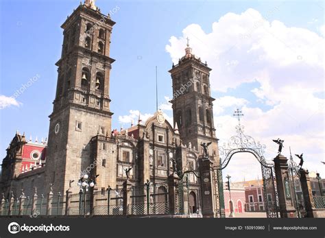 Catedral Basílica de Puebla, Puebla de Zaragoza, México: fotografía de stock © frenta #150910960 ...