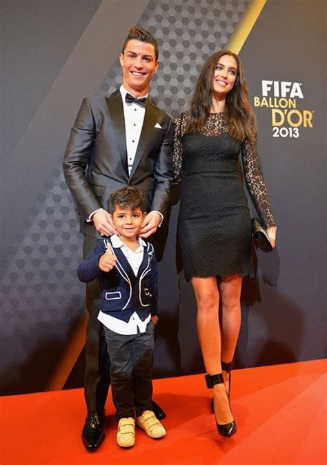 Ronaldo with his son Ronaldo Jr and his girlfriend Irina Shayk ...