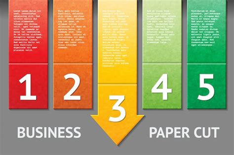 Free: Business paper cut template - nohat.cc