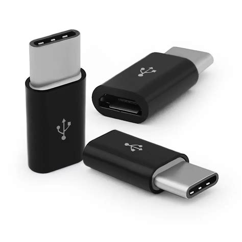 2pcs Original Type C USB Adapter Micro USB Female to USB 3.1 Type C ...