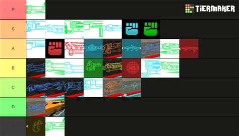 ULTRAKILL Weapons + mods Tier List (Community Rankings) - TierMaker