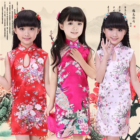 Qoo10 - Children Girls Kids Cheongsam QiPao Chinese New Year CNY Costume Visit... : Kids Fashion